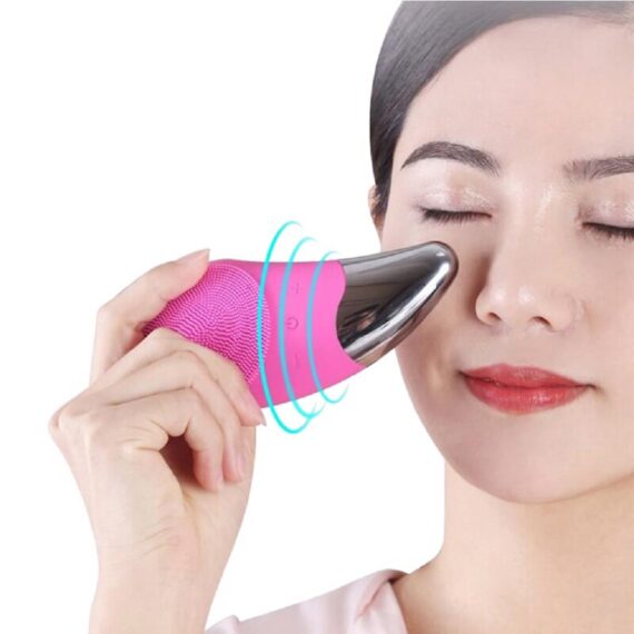 Facial-Cleansing-Brush-Sonic-Silicone-Electric-Face-Cleansing-Brush-USB-Rechargeable-Facial-Massage-Blackhead-Pore-Cleanser